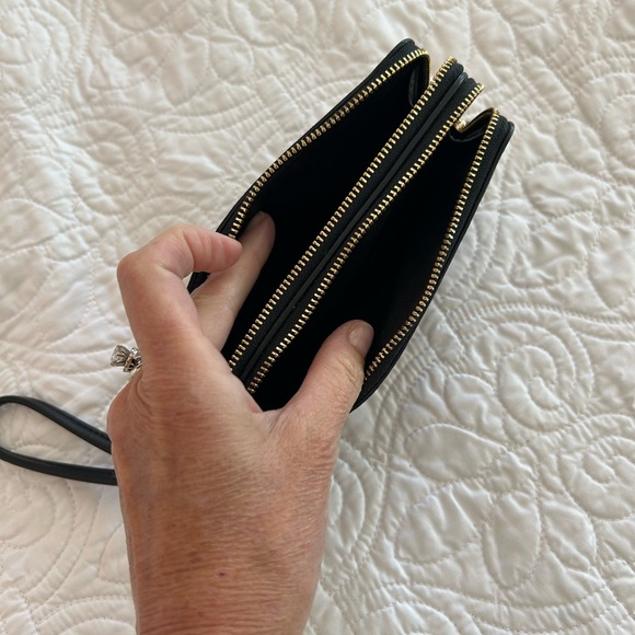 Coach Double Corner-Zip Wristlet - Picture 11 of 13